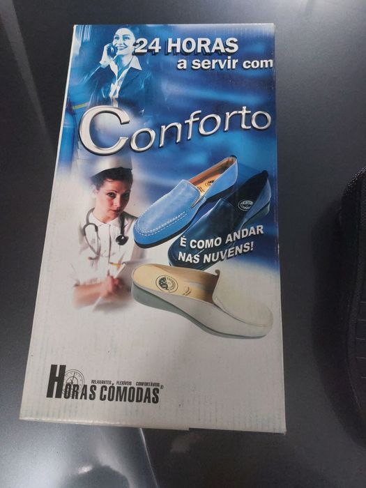 Sandálias azuis escuras 38 novas