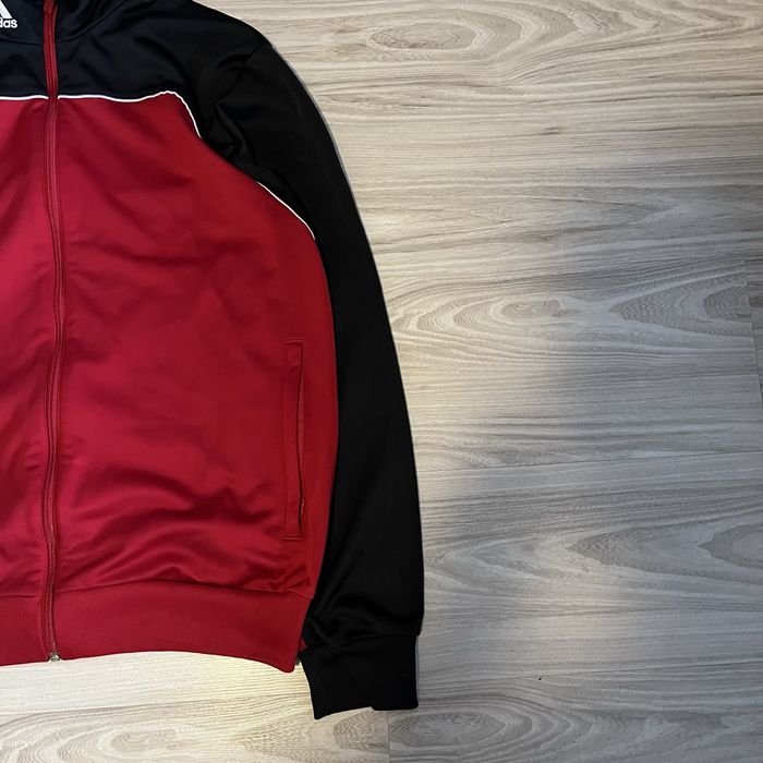 Kurtka Adidas track top czerwono-czarna M 2013