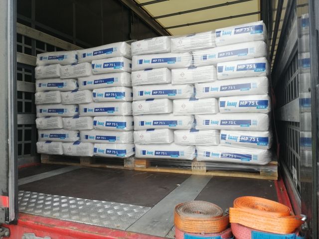 KNAUF MP 75 L worki 30kg - Tynk gipsowy MP75 maszynowy CAŁA POLSKA