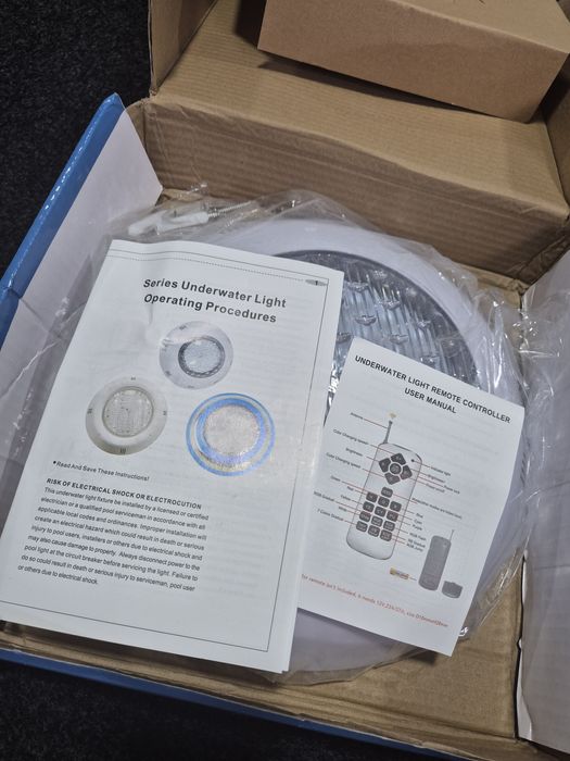 LED submersível para piscina