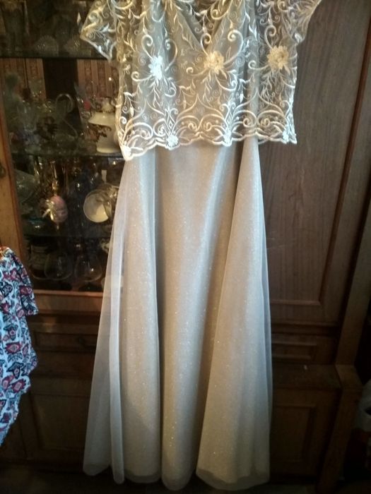 Свадебные, вечернее платье и туфли