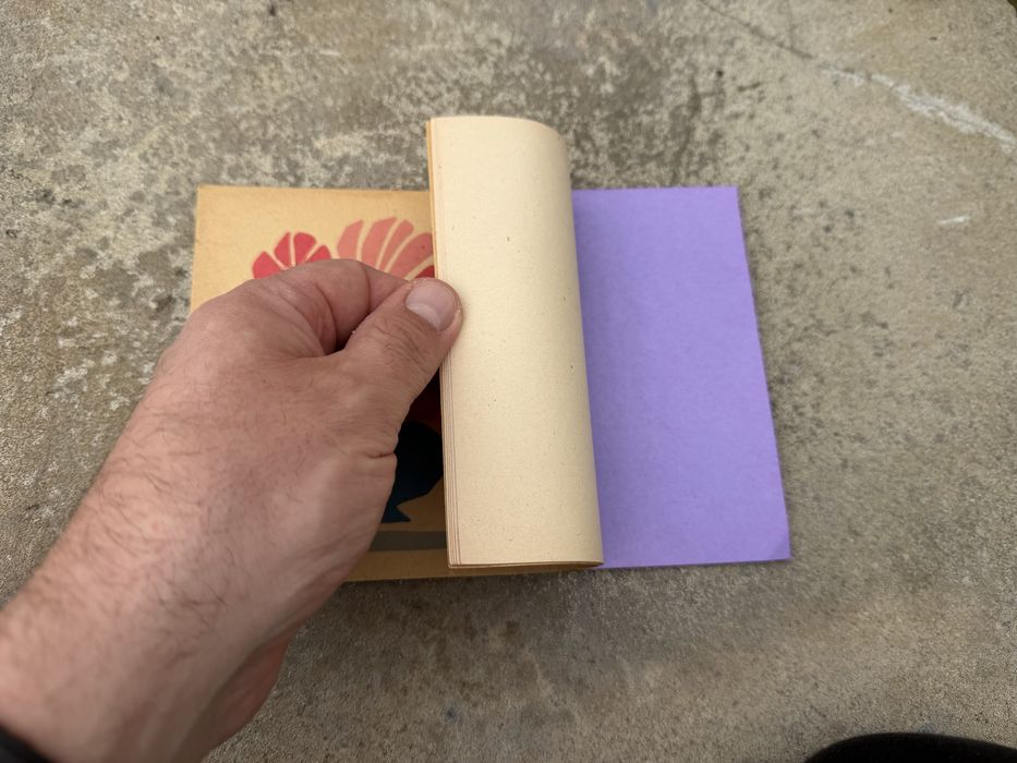 Zeszyt Papierów Kolorowych ZWP GNASZYN papier Prl