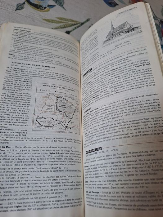 Michelin Przewodnik po północnej Francji 1977 rok po francusku.