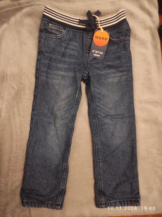 Джинси для хлопчика утеплені джинсы для мальчика тёплые зимние