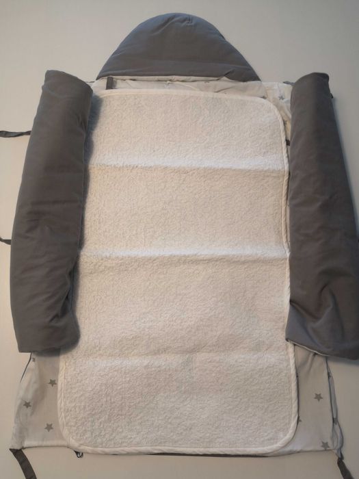 Ninho 2 em 1 transformável para Bebé cinzento Vertbaudet