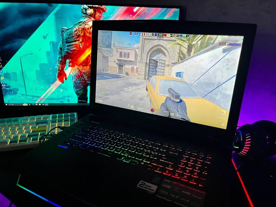 ЗСУ Скидка! Большой мощный игровой ноутбук MSI полный комплект