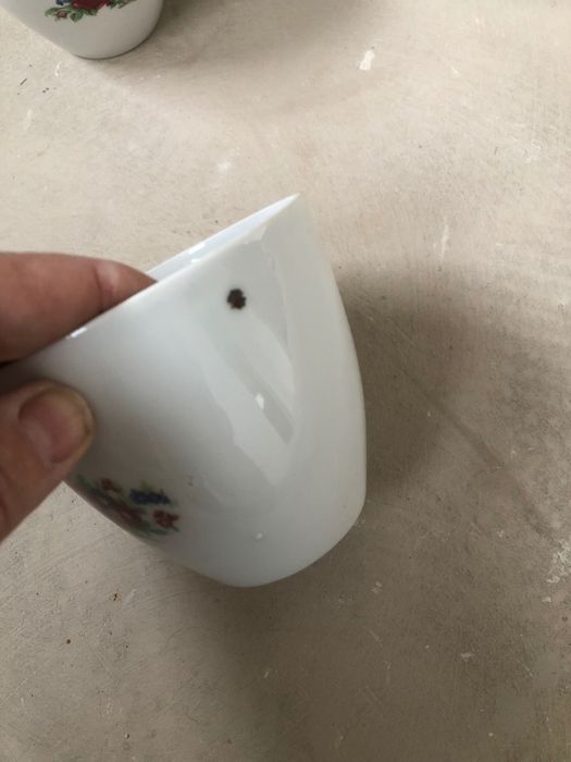 Filiżanki PRL porcelanowe