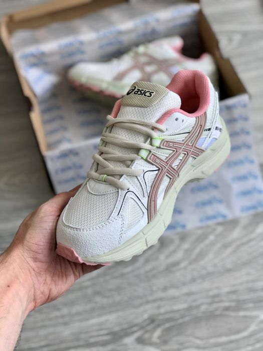 Кросівки Кроссовки Asics Gel-Kahana 8 white pink Белый Розовый Білий Рожевий Кросовки демісезон