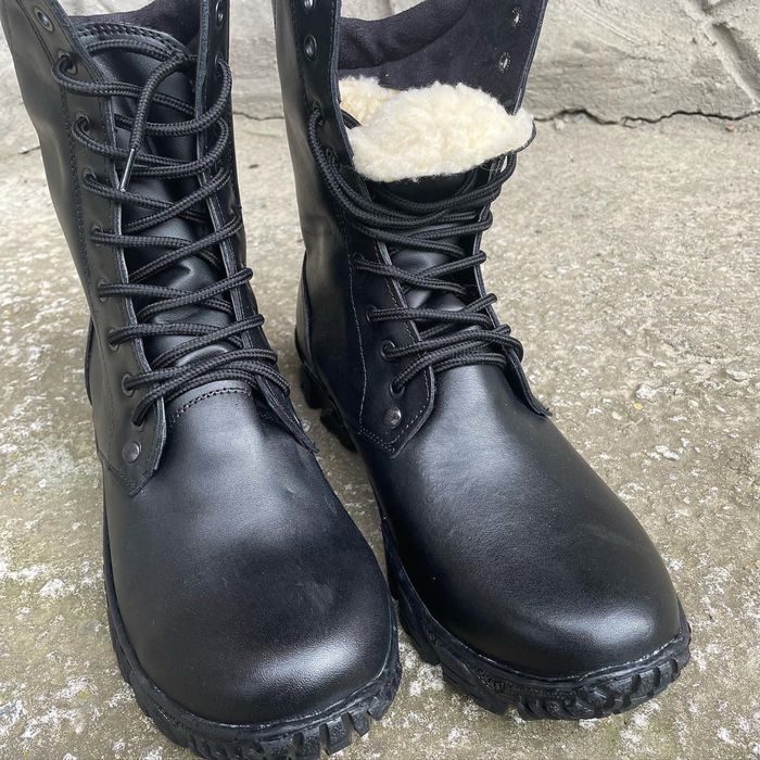 Берцы кожаные черные зимние / Берці зимові ! 40-45,
