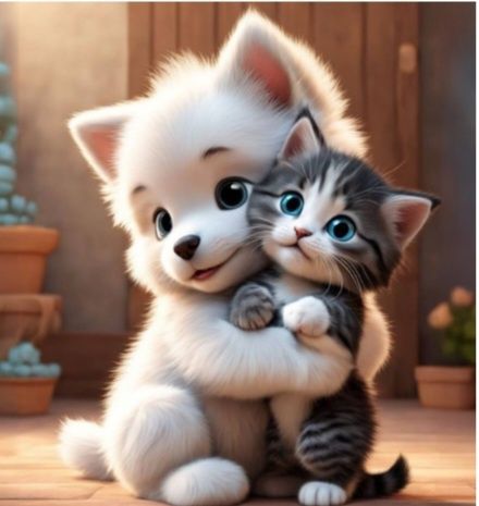 Присмотрю, котик,собака