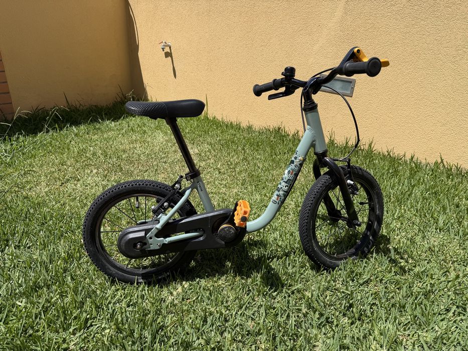 Bicicleta de Aprendizagem 2 em 1 Criança 3-5 Anos 14” Discover 900 Verde