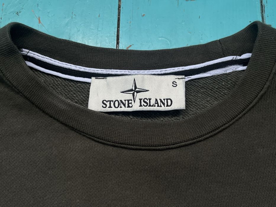 Свитшот Stone Island, размер XS-S, кофта Stone Island, офта стон, патч