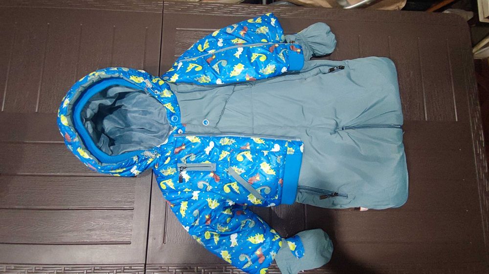 Продажа детского зимнего комбинезона/конверта 2 в 1