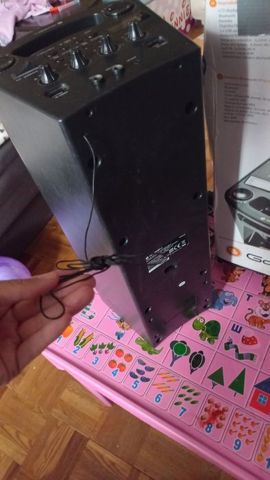 Музична колонка з мікрофоном