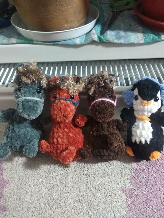 Плюшеві міні іграшки брелоки