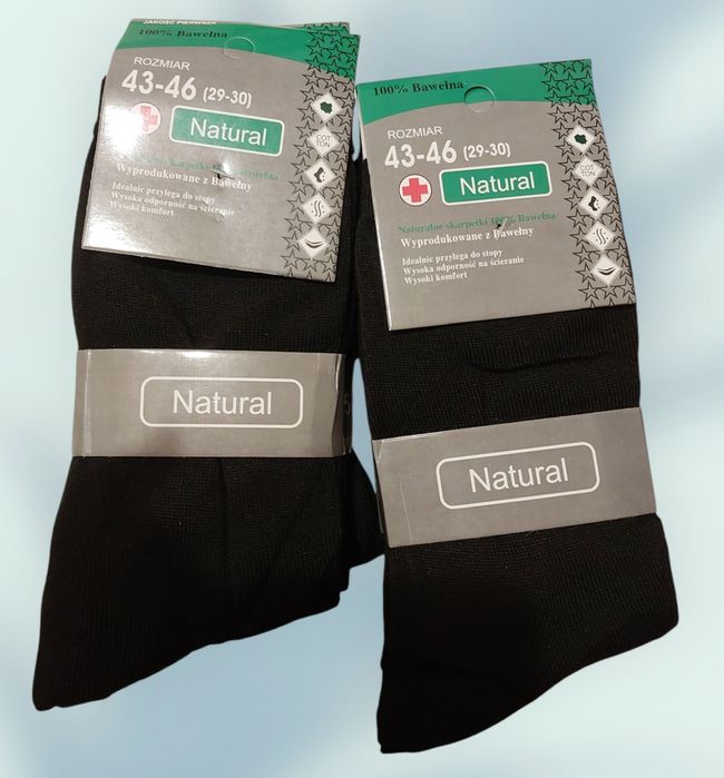 Skarpety męskie bawełniane 10 par