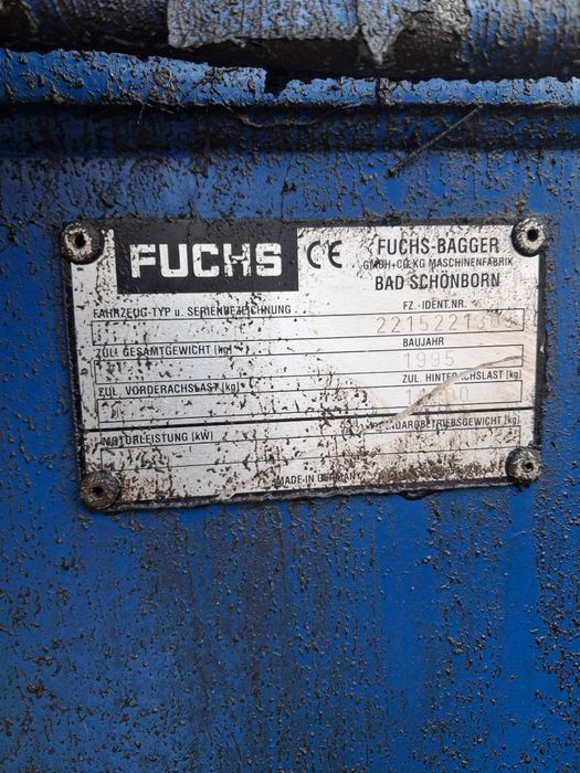 Koparka fuchs 714 wszystko sprawne Wiewiec • OLX.pl