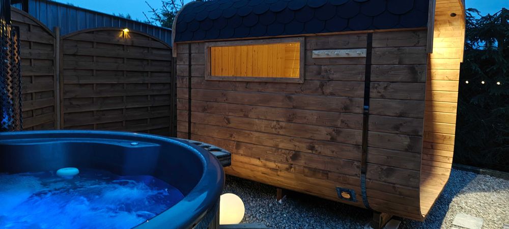 Domek letniskowy nad morzem z balią i sauną k. Jastrzębia Góra