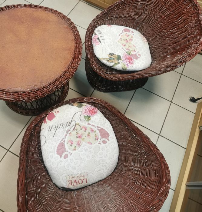 Okazja meble ogrodowe/balkonowe rattanowe /z ratanu