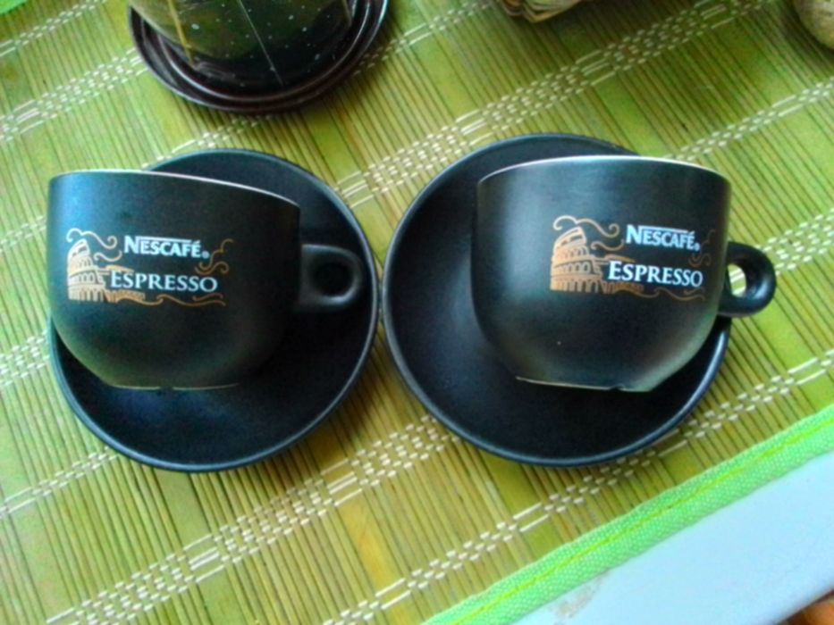 Кофейная чашка нескафе, чашка для кофе Nescafe с блюдцем, новая: 120 ...