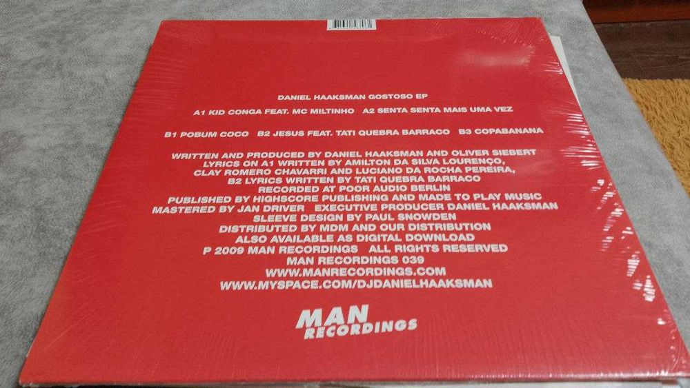 Daniel Haaksman - Gostoso Ep. запечатанный винил