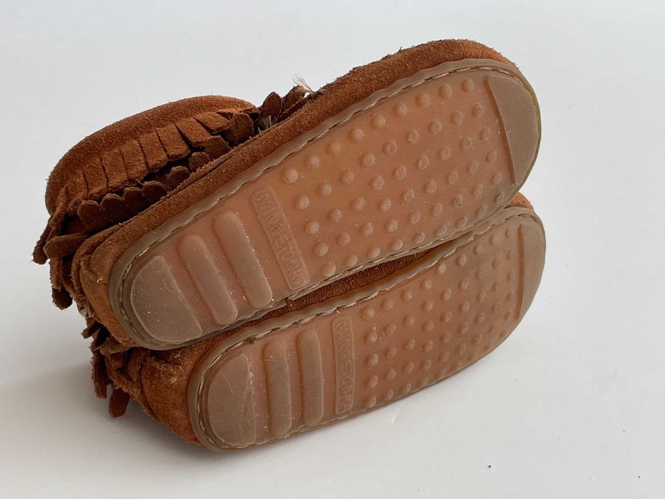 Botki Minnetonka zamszowe 14 cm stan idealny