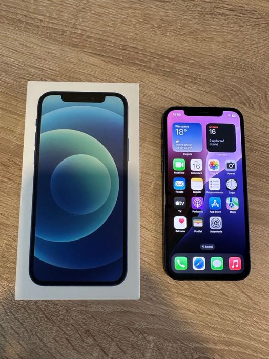 Sprzedam iPhone 12 kolor niebieski 64GB