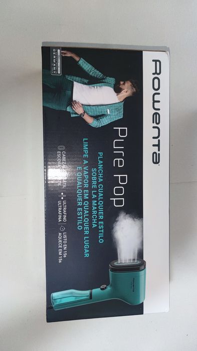 Escova de Engomar a Vapor ROWENTA Pure Pop - novo em caixa