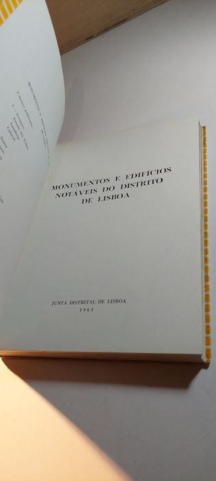 Monumentos e Edifícios Notáveis do Distrito de Lisboa (4 Volumes) | Vendo Individualmente