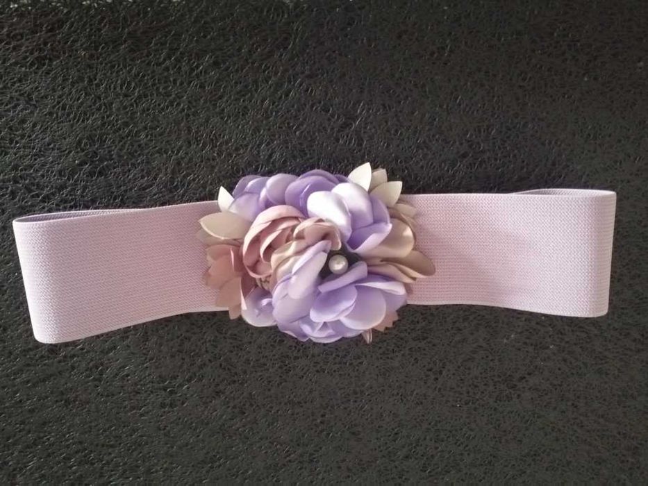Liliowy pasek - 70 cm