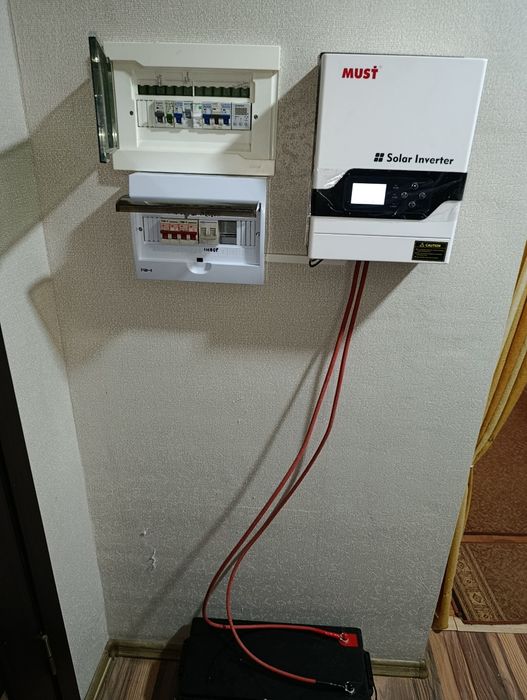 Підключення гібридного  інвертора станції ДБЖ генератора Електрик АВР