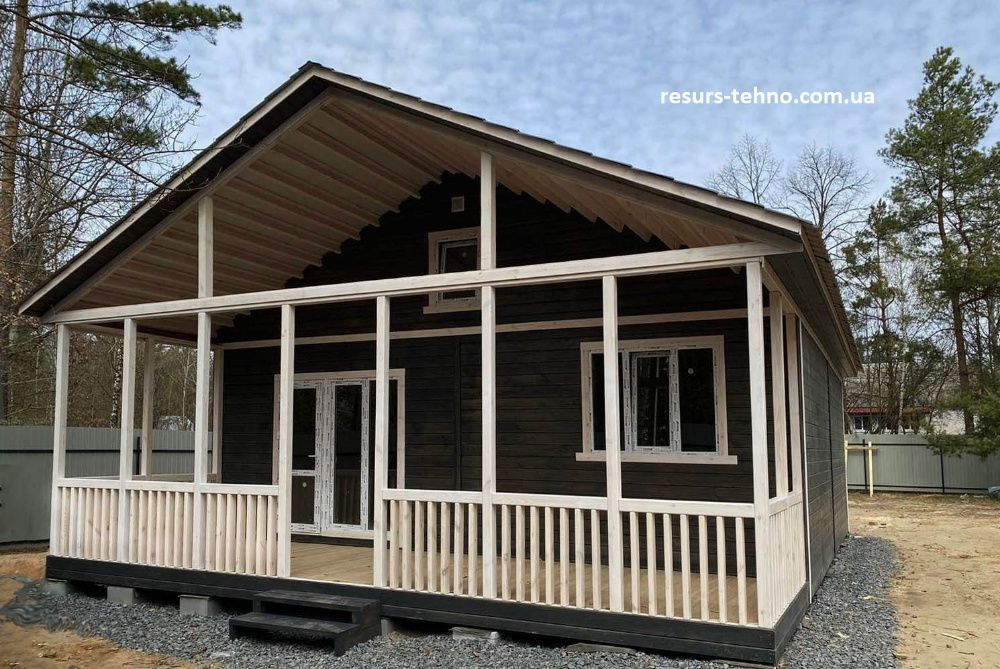 Модульні дерев'яні каркасні будинки. Лучшая цена. Срок 30дней.