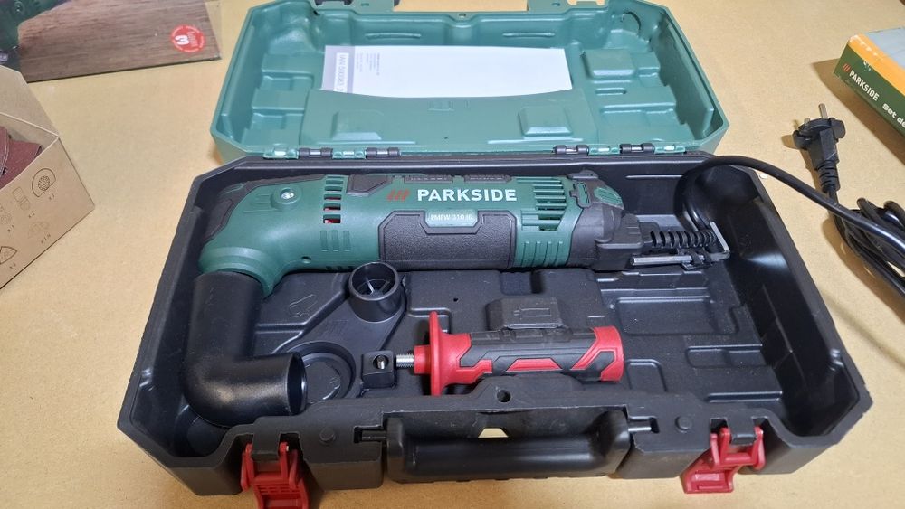 Urzadzenie wielofunkcyjne renowator PARKSIDE 310W + WALIZKA AKCESORIA