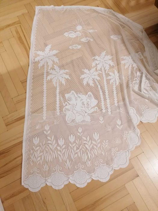 Firanka krótka ze słonikiem