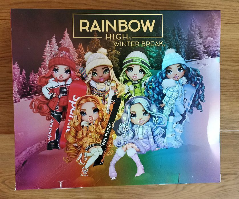 Rainbow High Winter lalka Violet Willow kolekcja zimowa nowa