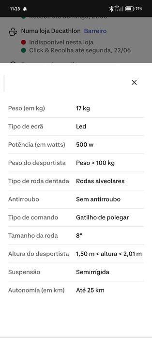 Trotineta segway