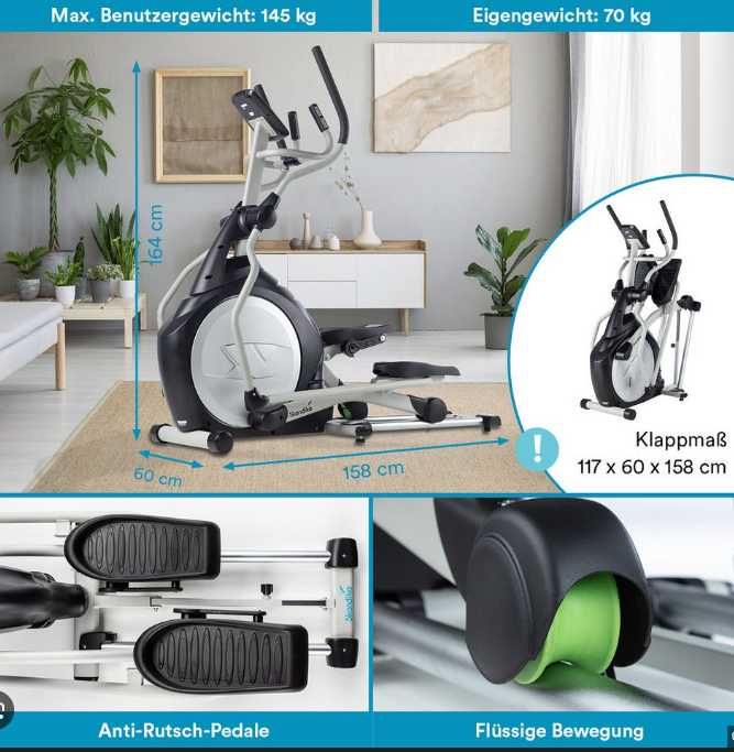 Orbitrek Skandika CardioCross Carbon Pro SF-3200 – bardzo dobry stan