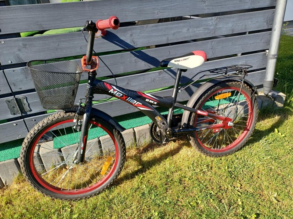 Rower BMX MEXLLER koła 20, koła boczne i koszyk.