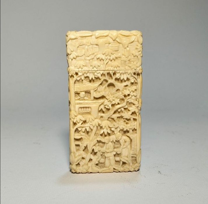 Antiga Cartoneira Chinesa china Cantão Cantonesa. séc. XIX (A3)