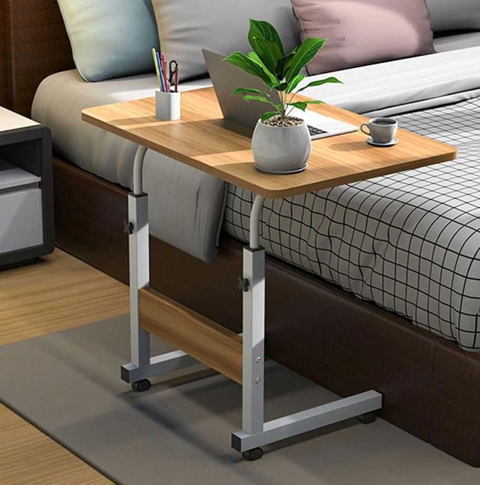 Столик для ноутбука на колесах (регульований)