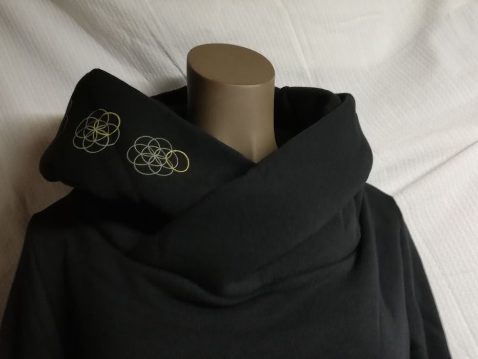 Hoddies sweat túnica cardada