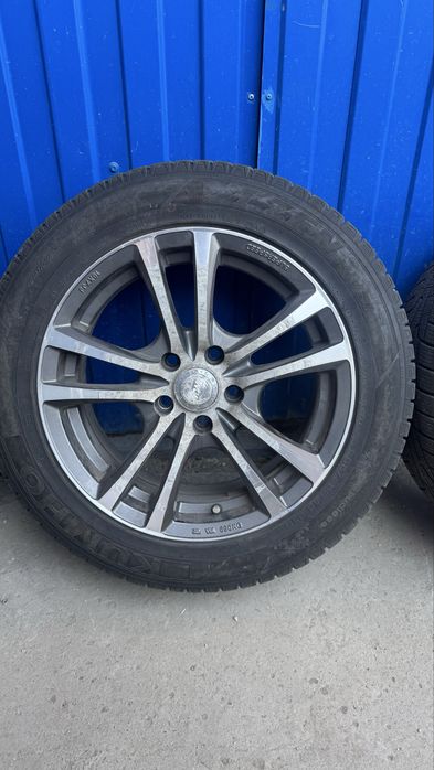 Комплект легкосплавних дисків R16 5×108 + зимова гума Kumho 205/55 R16