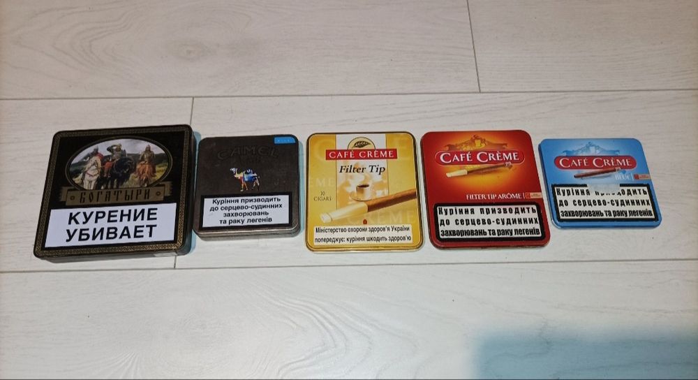 Металлические жестяные коробки