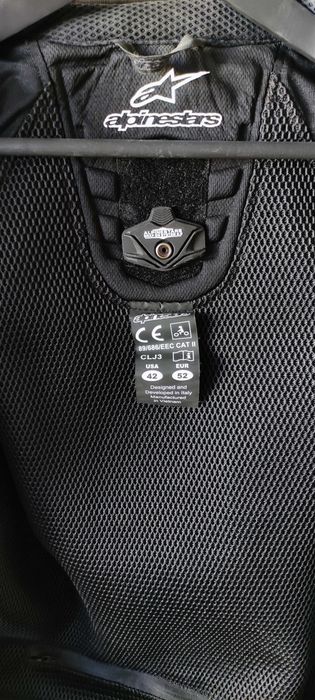 Мотокуртка Alpinestars Альпінстарс Atem V3 Black, EU 52