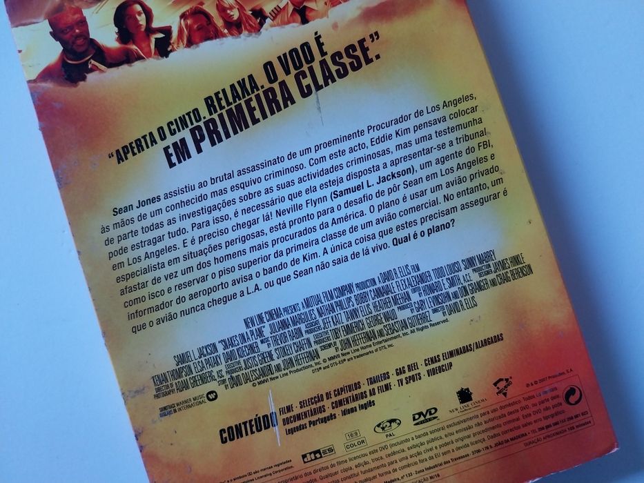 Serpentes a Bordo Snakes on a Plane, David R. Elis, Samuel L. Jackson