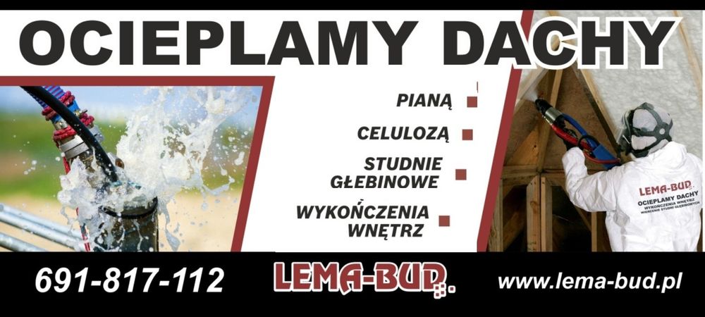 Ocieplanie dachów celulozą Isocell