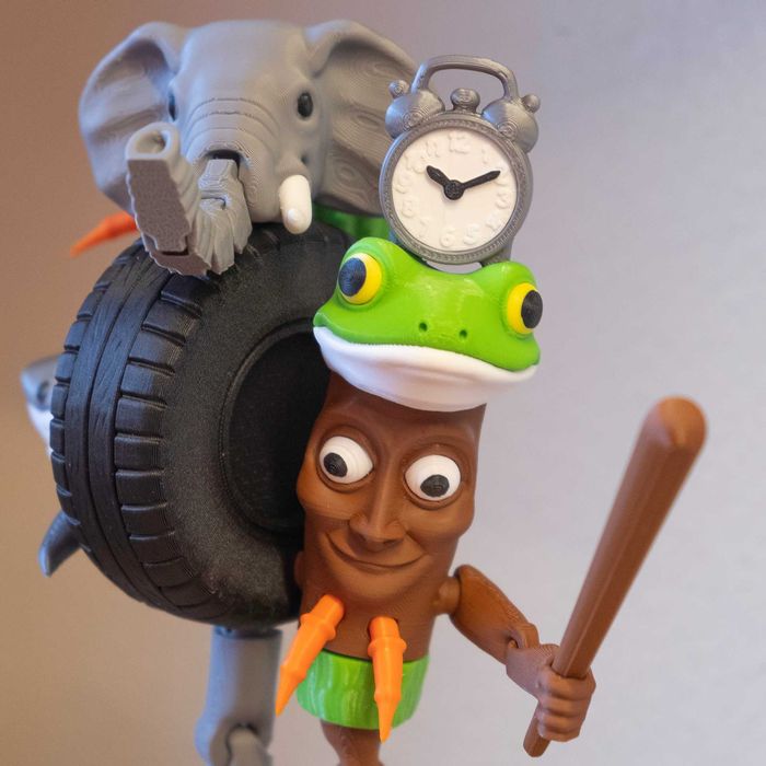 Рухома фігурка La Grande Combination із мему Brainrot