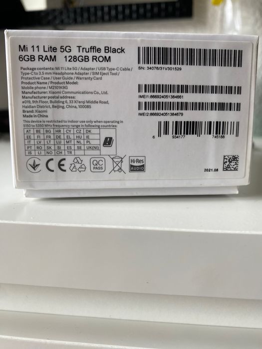 Smartfon XIAOMI Mi 11 Lite 6/128GB