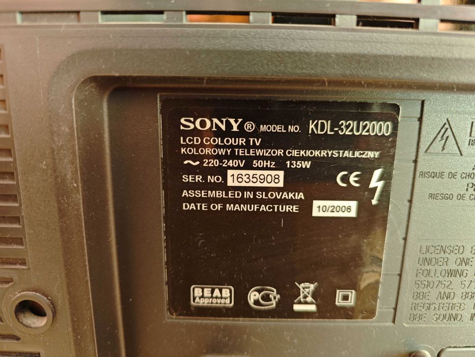 Sony Bravia 32 cale