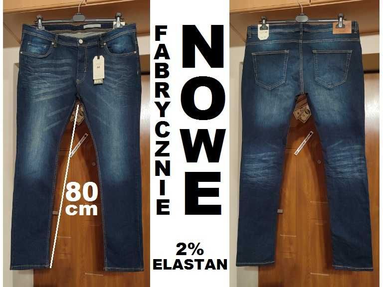 spodnie jeans MARCUS W38 L32 pas 100 102 - 104 106 - 108 NOWE